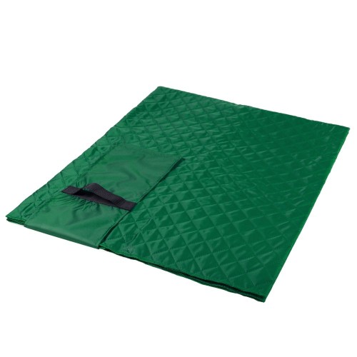Купить Плед для пикника Comfy, зеленый с нанесением логотипа