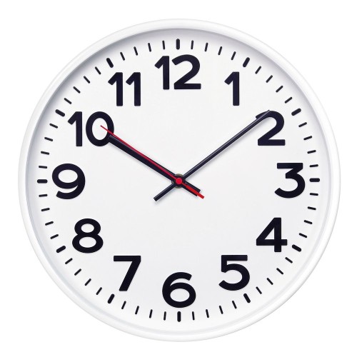 Купить Часы настенные ChronoTop, белые с нанесением логотипа