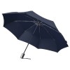 Купить Складной зонт Alu Drop S, 3 сложения, 8 спиц, автомат, синий с нанесением логотипа