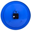 Купить Часы настенные Vivid Large, синие с нанесением логотипа