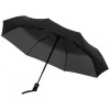 Купить Зонт складной Monsoon, черный с нанесением логотипа