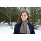 Купить Шарф Urban, коричнево-белый с нанесением логотипа