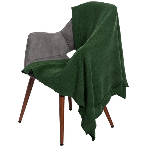 Купить Плед Pleat, зеленый с нанесением логотипа Купить Плед Pleat, зеленый с нанесением логотипа
