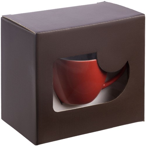 Купить Кофейная пара Refined в подарочной упаковке, красная с нанесением логотипа