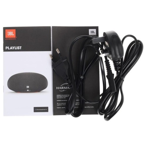 Купить Беспроводная колонка JBL Playlist 150, черная с нанесением логотипа Купить Беспроводная колонка JBL Playlist 150, черная с нанесением логотипа