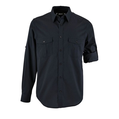 Купить Рубашка мужская BURMA MEN, темно-синяя с нанесением