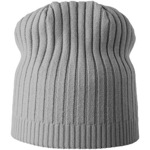 Купить Шапка Stripes, серая с нанесением логотипа