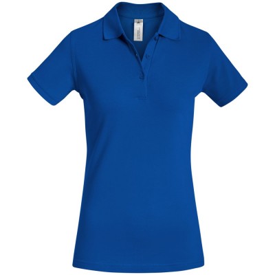 Купить Рубашка поло женская Safran Timeless ярко-синяя с нанесением