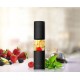 Купить Бутылка для воды Flavour U See, черная с нанесением логотипа