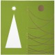Купить Открытка Season's Greetings, с елочкой с нанесением логотипа