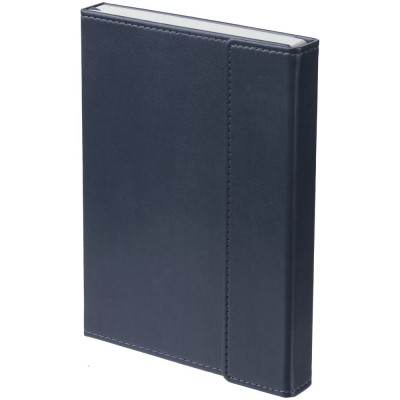 Купить Ежедневник Flap, ver.2, недатированный, синий с нанесением логотипа
