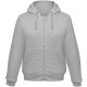 Купить Толстовка мужская Hooded Full Zip серый меланж с нанесением логотипа