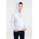 Купить Толстовка с капюшоном детская Kirenga Kids, белая с нанесением логотипа