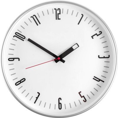 Часы настенные ChronoTop, серебристые