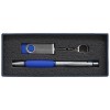 Купить Набор Notes: ручка и флешка 16 Гб, синий с нанесением логотипа