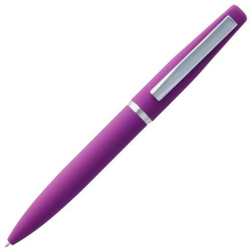 Купить Ручка шариковая Bolt Soft Touch, фиолетовая с нанесением логотипа Купить Ручка шариковая Bolt Soft Touch, фиолетовая с нанесением логотипа