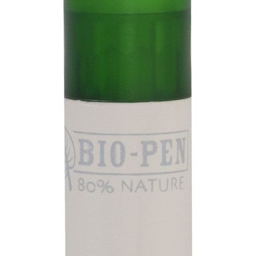 Купить Ручка шариковая Bio-Pen, белая с зеленым с нанесением логотипа