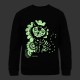 Купить Свитшот детский Cat Muertos, черный с нанесением логотипа