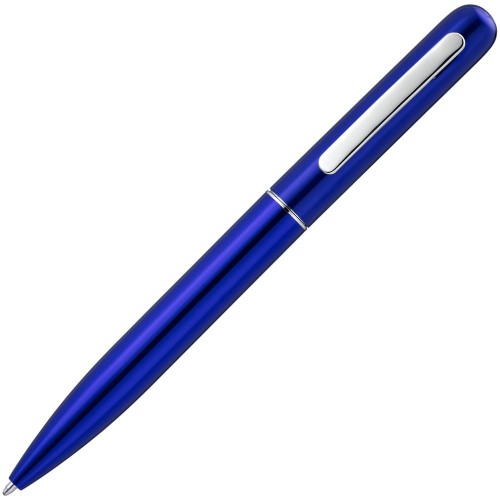 Купить Ручка шариковая Scribo, синяя с нанесением логотипа