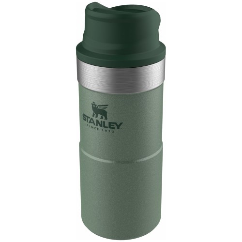 Купить Термокружка Stanley Classic One Hand 2.0, малая, зеленая с нанесением логотипа