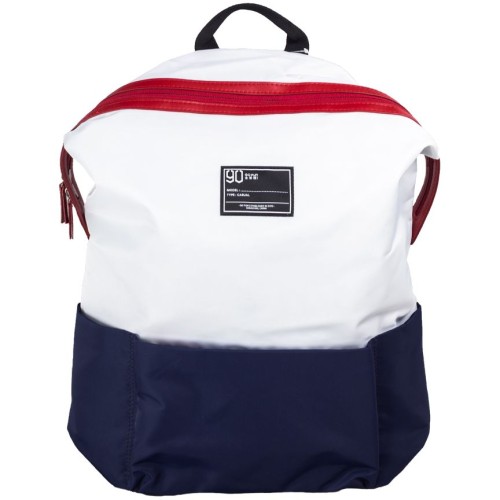 Купить Рюкзак для ноутбука Lecturer Leisure Backpack, белый с темно-синим с нанесением логотипа