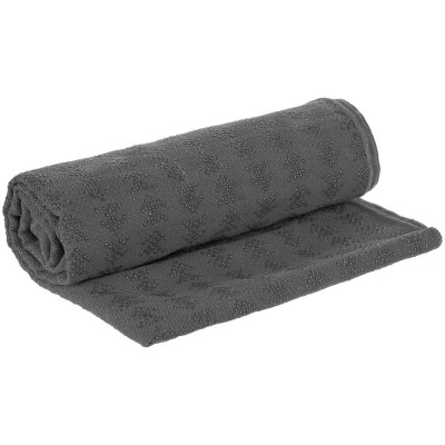 Купить Полотенце-коврик для йоги Zen, серое с нанесением логотипа