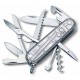 Купить Офицерский нож Huntsman 91, прозрачный серебристый с нанесением логотипа