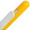 Купить Ручка шариковая Slider, желтая с белым с нанесением логотипа