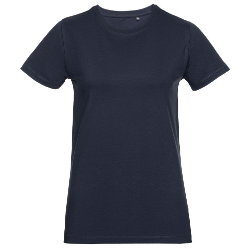 Купить Футболка женская T-bolka Stretch Light Lady, темно-синяя (navy) с нанесением логотипа Купить Футболка женская T-bolka Stretch Light Lady, темно-синяя (navy) с нанесением логотипа