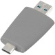 Купить Флешка Pebble Universal, USB 3.0, серая, 64 Гб с нанесением логотипа