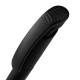Купить Ручка шариковая Clear Solid, черная с нанесением логотипа