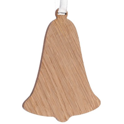 Купить Деревянная подвеска Carving Oak, в форме колокольчика с нанесением