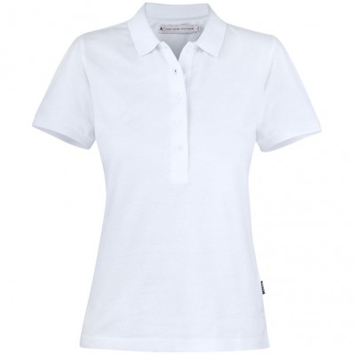 Купить Рубашка поло женская Neptune, белая с нанесением логотипа