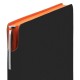 Купить Ежедневник Flexpen Black, недатированный, черный с оранжевым с нанесением логотипа