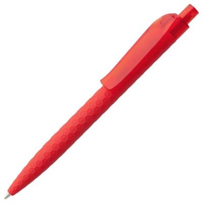 Купить Ручка шариковая Prodir QS04 PRT Honey Soft Touch, красная с нанесением