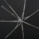 Купить Складной зонт Alu Drop, 3 сложения, 7 спиц, автомат, черный с нанесением логотипа