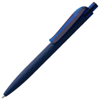 Купить Ручка шариковая Prodir QS01 PRT-T Soft Touch, синяя с нанесением