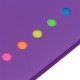 Купить Блокнот Stick, фиолетовый с нанесением логотипа