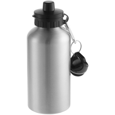 Купить Бутылка для воды Re-Source Sublime, серебристая с нанесением логотипа