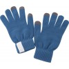 Купить Сенсорные перчатки Scroll, синие с нанесением логотипа