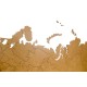 Купить Деревянная карта России, коричневая с нанесением логотипа