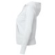 Купить Толстовка женская Hooded Full Zip белая с нанесением логотипа