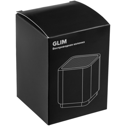 Купить Беспроводная колонка с подсветкой логотипа Glim, красная с нанесением логотипа Купить Беспроводная колонка с подсветкой логотипа Glim, красная с нанесением логотипа