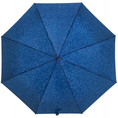 Купить Складной зонт Magic с проявляющимся рисунком, синий с нанесением