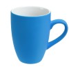 Купить Кружка Best Morning c покрытием софт-тач, голубая с нанесением логотипа