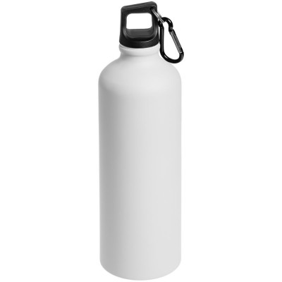 Купить Бутылка для воды Al, белая с нанесением логотипа