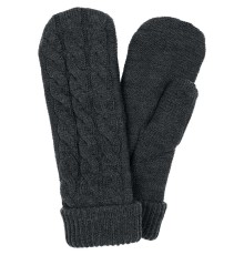 Варежки Heat Trick, черный меланж