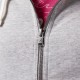 Купить Толстовка женская Elements French Terry Full Zip, серая с нанесением логотипа
