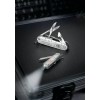 Купить Офицерский нож Huntsman 91, прозрачный серебристый с нанесением логотипа