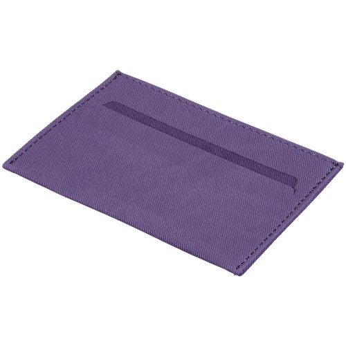 Купить Чехол для карточек Twill, фиолетовый с нанесением логотипа
